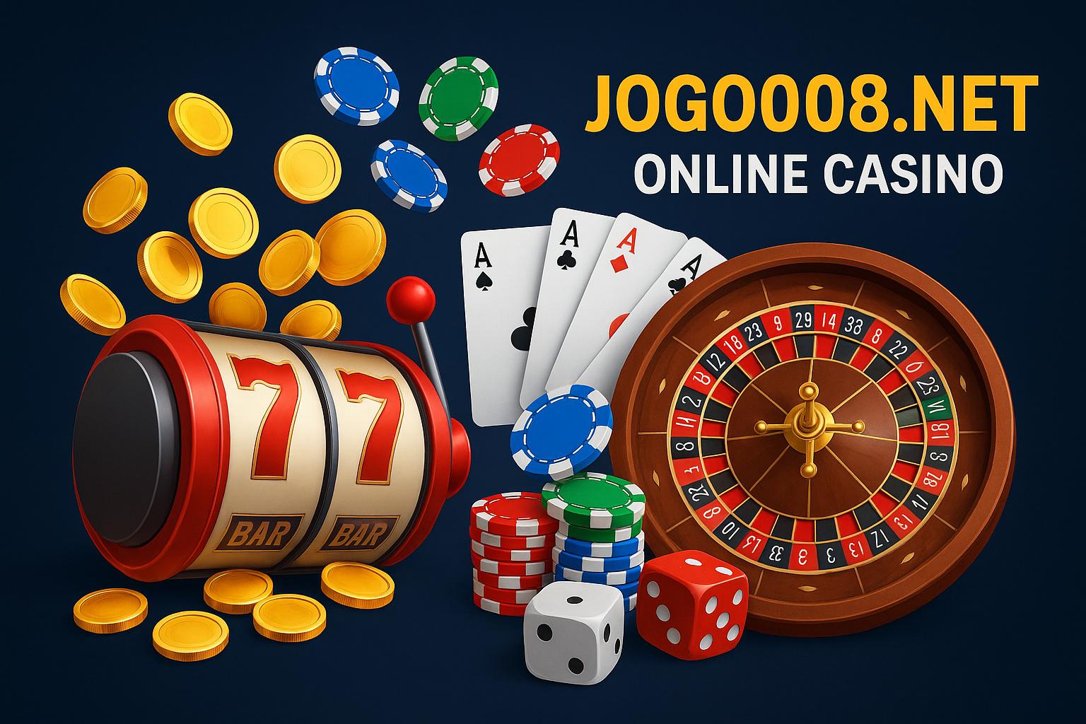 Jogos de cassino online inovadores e emocionantes na JOGO008